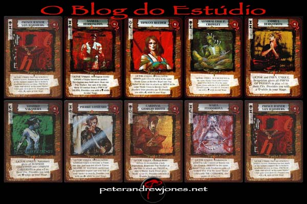 Peter Andrew Jones Kult CCG jogos comerciais colecionveis ​​cartesPeter Andrew Jones Kult CCG jogos comerciais colecionveis ​​cartes