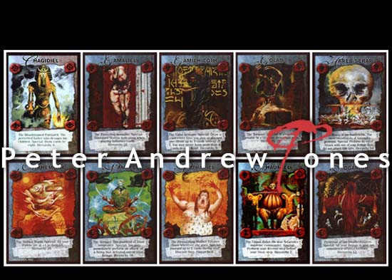 Peter Andrew Jones Kult CCG jogos comerciais colecionveis ​​cartesPeter Andrew Jones Kult CCG jogos comerciais colecionveis ​​cartes