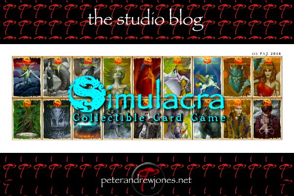Peter Andrew Jones Simulacra Roleplay Card Game CCG