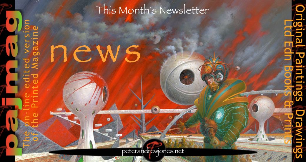 Peter Andrew Jones Monthly Newsletter
