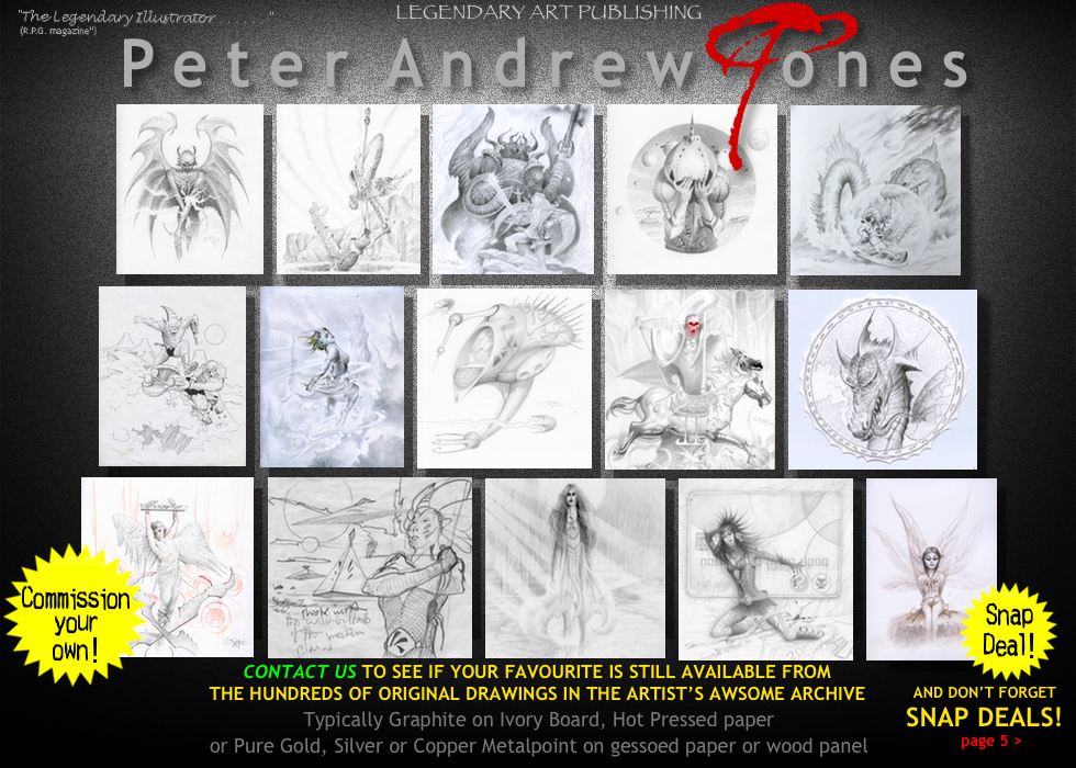 Peter Andrew Jones drawings