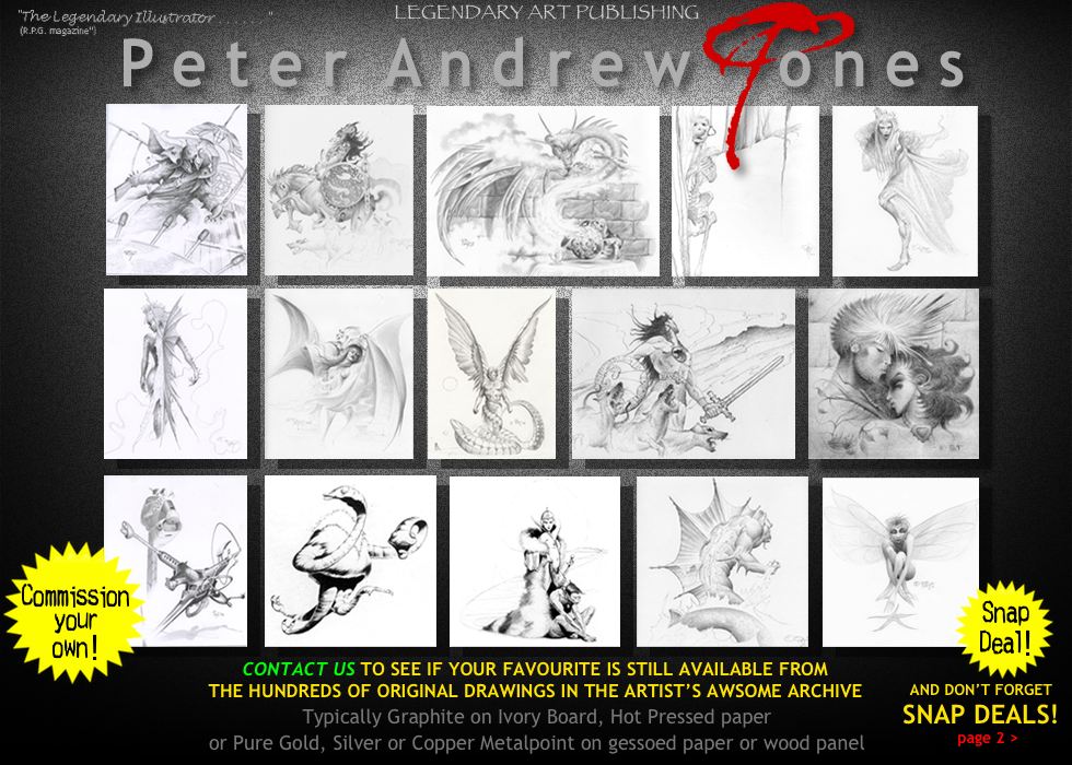 Peter Andrew Jones drawings