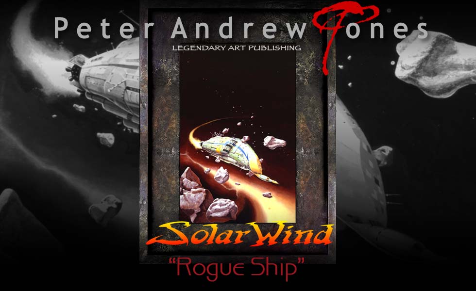 Solar
              Wind Oil Painting and Limited Edition Print Rogue Ship