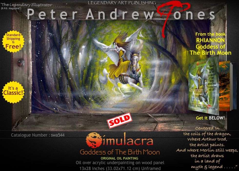 Solar Wind Simulacra Oil Painting
              and Limited Edition Print of a roleplay game illustration