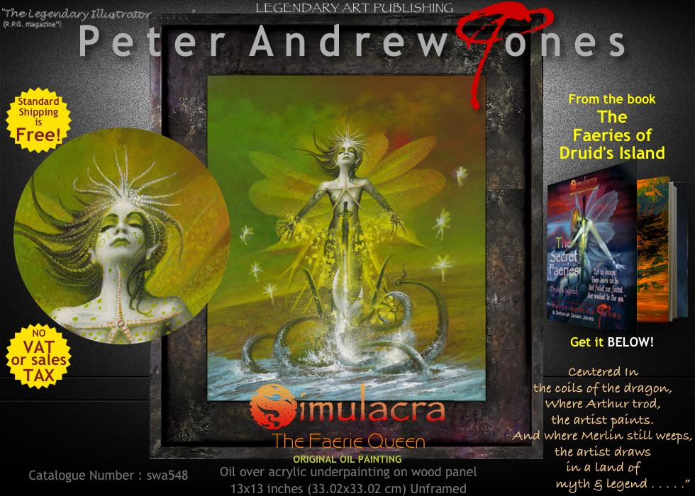 Solar
              Wind Simulacra Oil Painting and Limited Edition Print of a
              roleplay game illustration